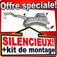 Silencieux arriere pour FIAT DOBLO 1.4 i 16V 95 CH dés 2010 ORIGINAL SHAPE