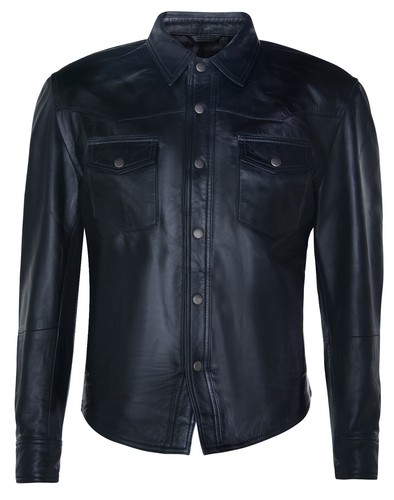 Veste cuir noir pour homme - pour,