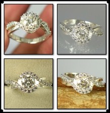 2.24 Carat Rond Coupe Blanc