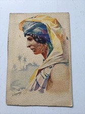 Ancienne Carte 1910 Femme Costume Kabyle L.Lessieux Folklore 