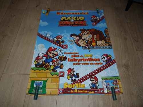 Poster promo plv nintendo jeu - promo,