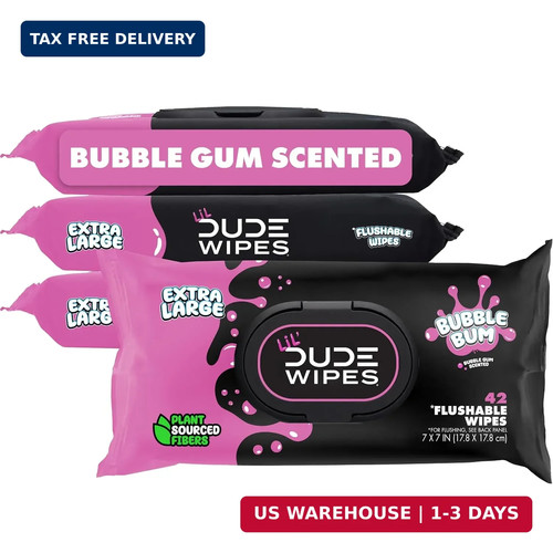 Lil dude wipes flushable - wipes,
