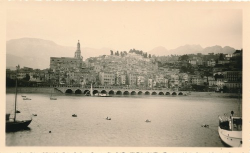 Snapshot menton port pont - port, vue