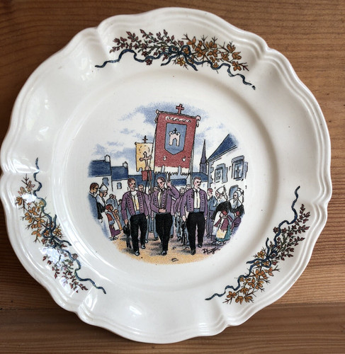 Assiette sarreguemines - assiette,