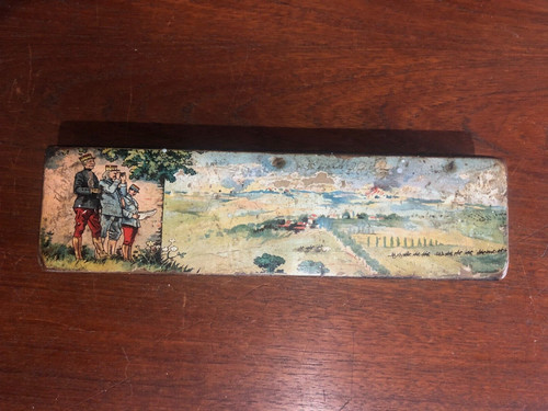 Ancien plumier carton - ancien,