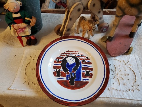 Assiette digoin - assiette,