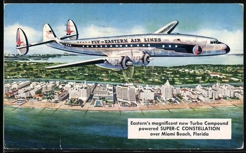 Carte postale avion - , super-c