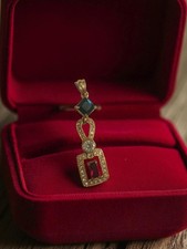 Vintage pendentif plaqué or