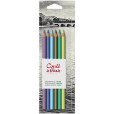 6 Crayons Pastel Assortis