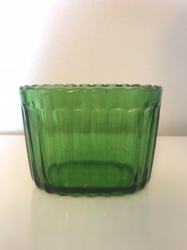Green glass vase - green, vase-mate