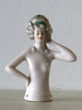 demi figurines , poupée miniature en Porcelaine Marquise
