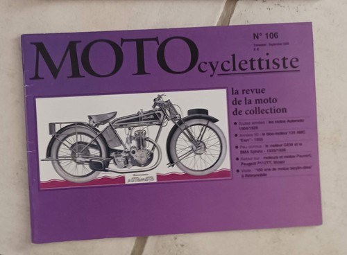Revue motocyclettiste 106 - revue, n°