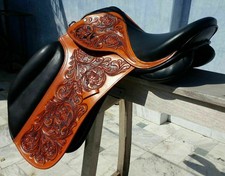 Selle en cuir de dressage Horse Tack Inde outillage traditionnel haute qualité