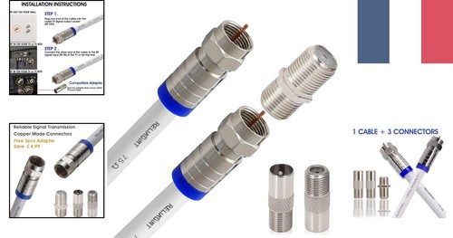 Câble coaxial rg6 - câble,