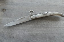 Ancien couteau à Palme et anneau "31 BESSET". Neuf. Thiers-France. Old Knife.