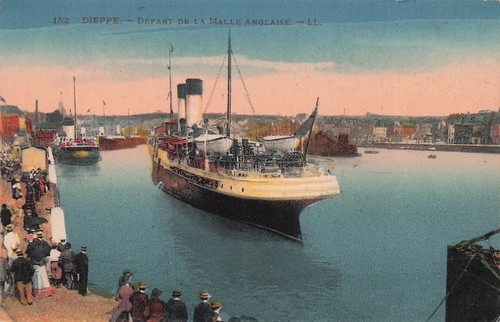 Dieppe depart la malle - dieppe,
