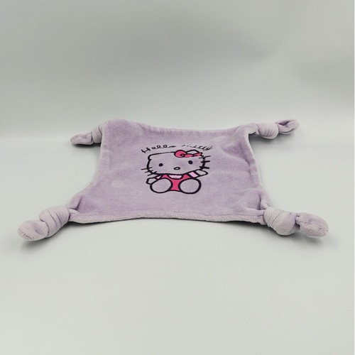 Doudou plat chat hello kitty - plat,