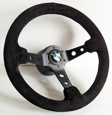 Volant compatible avec BMW Suede Alcantara Sport Deep Dish E31 E34 E36 92-96'