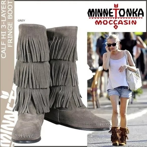 Wmn minnetonka suede boots - wmn's,