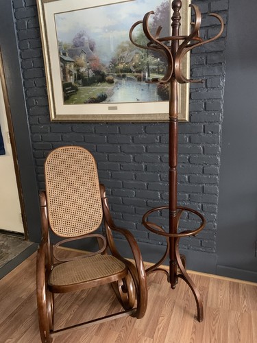 Vintage 70s bentwood rocker - vintage,
