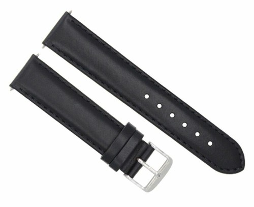 22mm smooth leather watch - 22mm,