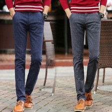 Hommes Lin Pantalon à