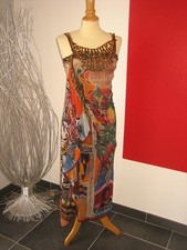 COLLECTOR MAXI DRESS SAVE THE QUEEN COLLECTION POLYNESIE L 38 40 UK L 10 12