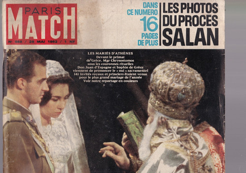 Paris match 685 - match, mariage