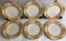 Lot1 De 6 Petites Assiettes Plates Faïence SAFARI Réception D 20 Cm Modèle Rare