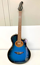 Guitare acoustique électrique YAMAHA APX-6S bleue et noire d'occasion