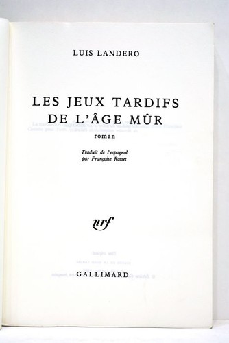 Livre ancien landero - livre, les
