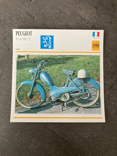 Carte fiche moto collection - moto,
