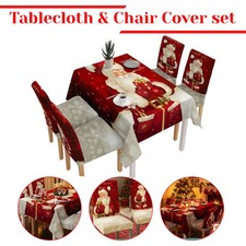 Noël Table Tissu & 4 Housses