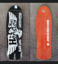 VINTAGE SKateboard H STREET Black LABEL HENSLEY reissue