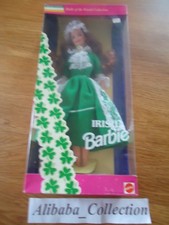 ** BARBIE IRISH 12998 **  MATTEL 1994 DOLL WORLD BOITE POUPEE MONDE IRELAND