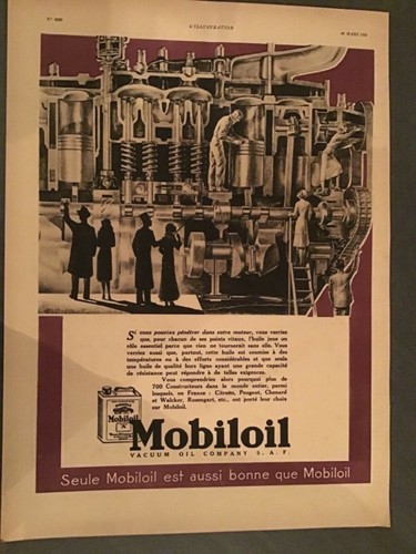 Publicite mobiloil 1931 - publicite,
