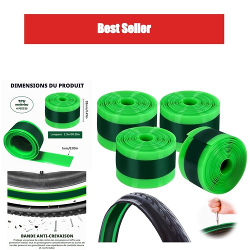 Doublure pneu vélo anti - vélo,
