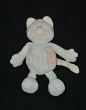 Peluche doudou chat KIABI vert