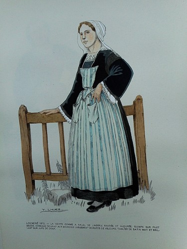 Bretagne costume breton - bretagne,