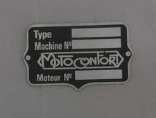 Plaque signalétique plaque