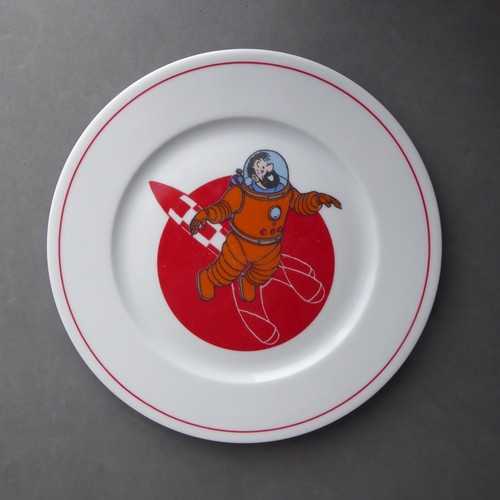 Assiette porcelaine tintin - assiette,
