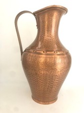 Grande jarre pichet vase en cuivre 39 cm