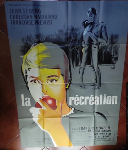 Ancienne affiche recreation - affiche, la
