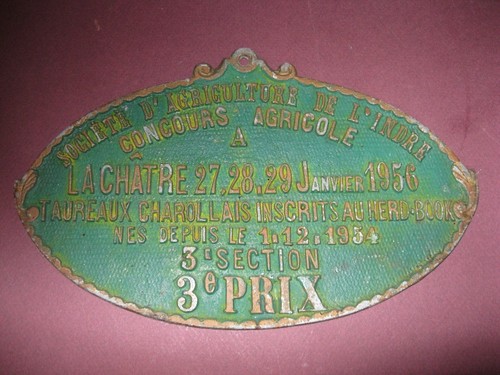 Ancienne plaque concours - ancienne,
