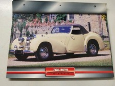 CARTE FICHE VOITURES