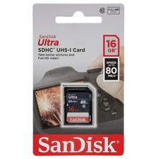 SANDISK 16 Go 80 Mo/s - Carte