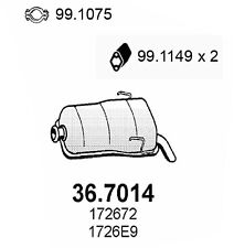 Silencieux arrière ASSO