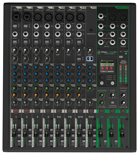 Mackie profx12v3 channel - profx12v3+, 12-channel