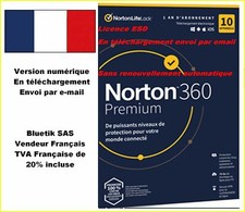 Sans CB - NORTON 360 PREMIUM ESD 10 Appareils 1 AN 75GB CLOUD - par email