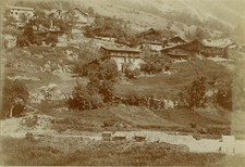 Suisse, Tricon. Chalets  Vintage citrate print. Switzerland Tirage citrate 